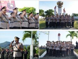 Mengenang Perjuangan Pendahulu, Kapolda Sulbar Pimpin Ziara Makam Pahlawan Pattidi dalam Rangka Hari Bhayangkara ke‑80