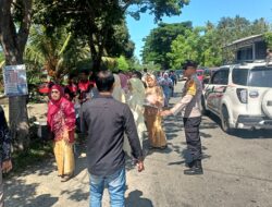Bhabinkamtibmas Polsek Bambalamotu Kawal dan Amankan Pesta Pernikahan Warga, Wujudkan Rasa Aman di Tengah Masyarakat