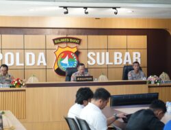 Wakapolda Sulbar Pimpin Evaluasi Program Quick Wins Presisi TW II 2026, Tekankan Percepatan Layanan dan Kamtibmas Kondusif