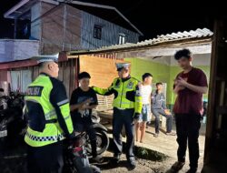 Jaga Malam Panjang yang Aman dan Selamat, Polantas Polda Sulbar Gencarkan Patroli dan Himbauan