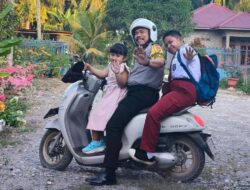 Bhabinkamtibmas Polsek Baras Dukung Gerakan Ayah Mengantar Anak Sekolah, Wujudkan Generasi Emas Indonesia 2045