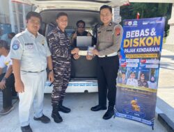 Hadir di Kampung Nelayan, SAMKEL Ditlantas Polda Sulbar Permudah Urusan STNK dan Pajak Kendaraan