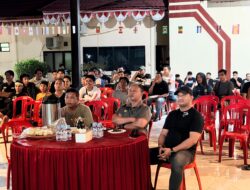 Polres Pasangkayu Gelar Nobar Final Piala Dunia 2026, Pererat Kebersamaan Polri dan Masyarakat