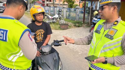 Ditlantas Polda Sulbar Uji Coba Aplikasi E‑Teguran, Langkah Awal Digitalisasi Pembinaan