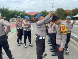 Propam Polda Sulbar Gelar Gaktiplin di Polres Pasangkayu, 12 Personel Langsung Ditindak