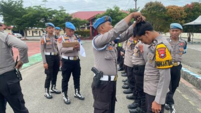 Propam Polda Sulbar Gelar Gaktiplin di Polres Pasangkayu, 12 Personel Langsung Ditindak