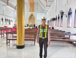 Patroli Minggu Pagi, Satlantas Polres Pasangkayu Pastikan Ibadah Umat Berjalan Aman dan Lancar