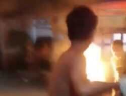 Stres Ditinggal Istri, Pria di Medan Sunggal Bakar Ayah Kandung Pakai Pertalite