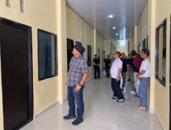 Kapolda Sulbar Cek Progres Rusun Polres Mamasa