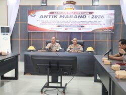 Polres Pasangkayu Gelar Latpraops Antik Marano 2026, Wujudkan Kesiapan Personel Ciptakan Kamtibmas Kondusif