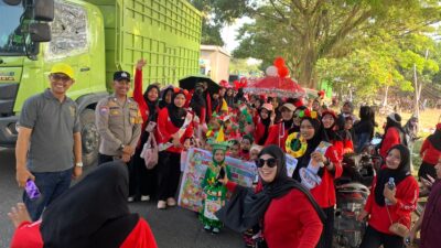 Polsek Sarudu Pastikan Karnaval dan Gerak Jalan HUT RI ke-81 Berjalan Aman dan Lancar