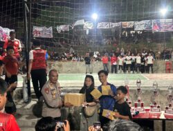 Kapolsek Pasangkayu Hadiri Final PPI Cup I, Dinas Kesehatan Raih Juara Pertama