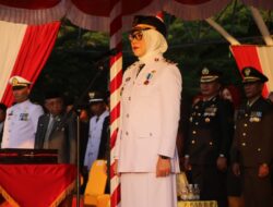 Upacara Penurunan Bendera HUT RI ke-81 Dipimipin Wakil Bupati Pasangkayu, Berlangsung Khidmat