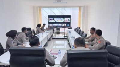 Evaluasi dan Pemantapan Layanan, Ditlantas Polda Sulbar Gelar Rapat Koordinasi Regident Secara Daring