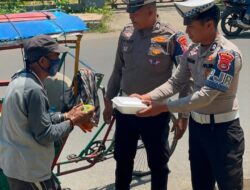 Komitmen Lanjutkan Semangat Juang Pendahulu, Ditlantas Polda Sulbar Hadir Berbagi di Tengah Masyarakat